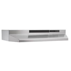 Broan - 24 Inch 160 CFM Under Cabinet Range Vent in Stainless - BU224SS