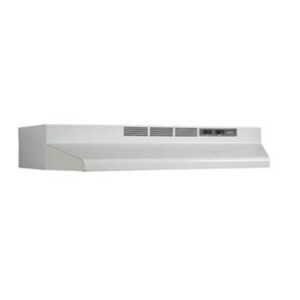 Broan - 24 Inch 160 CFM Under Cabinet Range Vent in White - BU224WH
