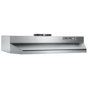 Broan - 24 Inch 160 CFM Under Cabinet Range Vent in Stainless - CM124SSN