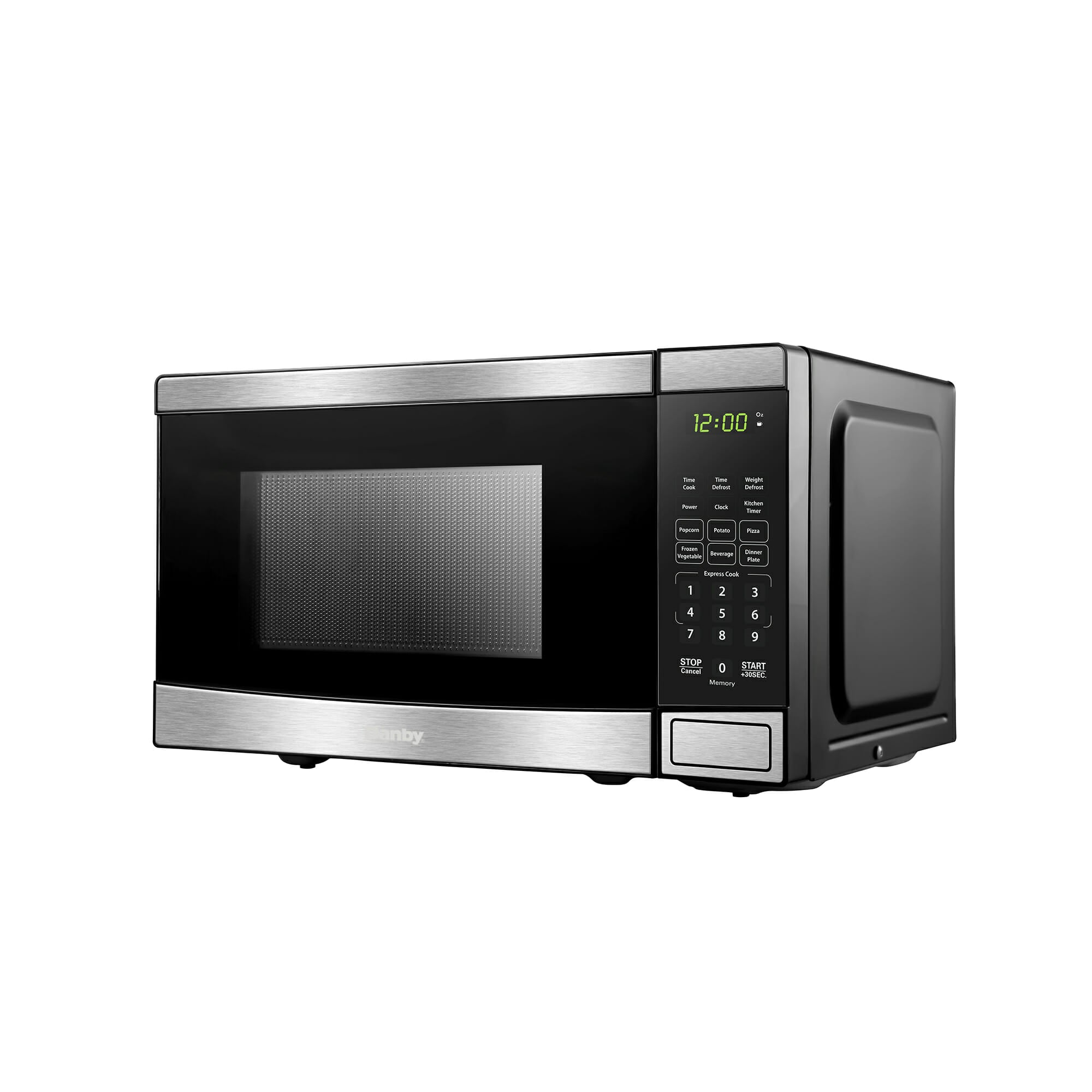 Danby - 0.7 cu. Ft Counter top Microwave in Stainless - DBMW0721BBS - Image 3