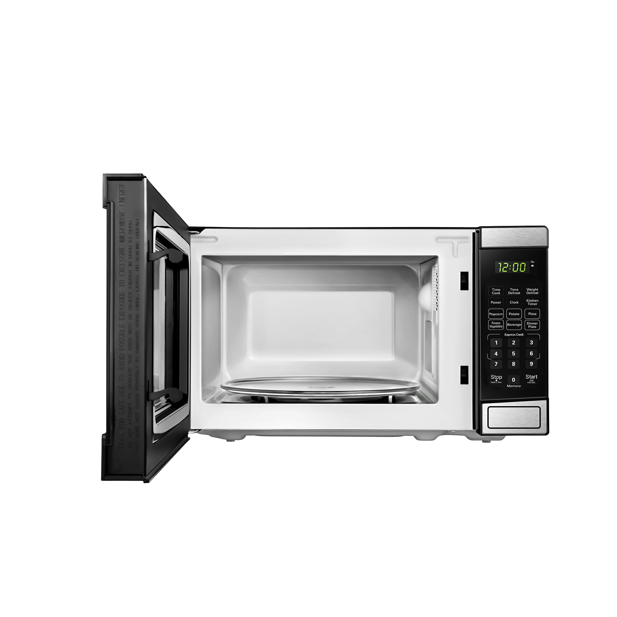 Danby - 0.7 cu. Ft Counter top Microwave in Stainless - DBMW0721BBS - Image 7
