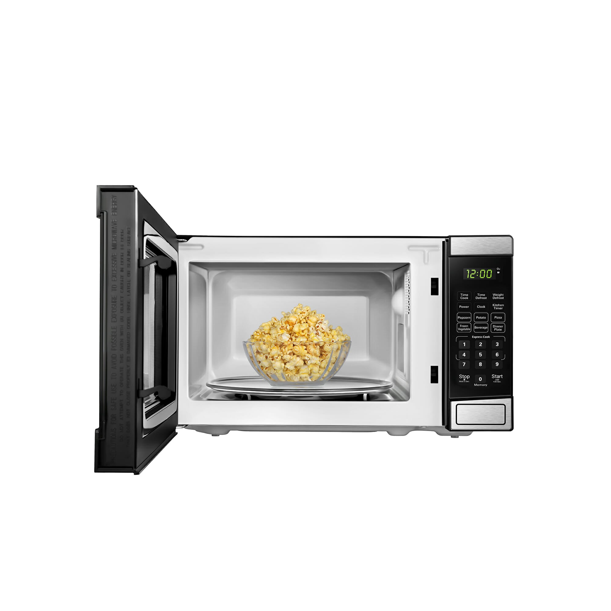 Danby - 0.7 cu. Ft Counter top Microwave in Stainless - DBMW0721BBS - Image 8