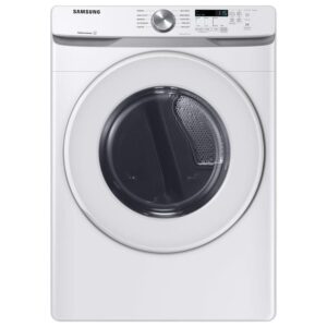 Samsung - 7.5 cu. ft  Electric Dryer in White - DVE45T6005W