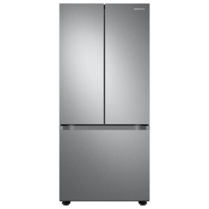 Samsung - 29.8 Inch 22.1 cu. ft French Door Refrigerator in Stainless - RF22A4111SR