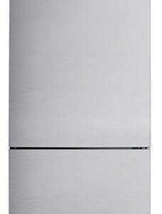 Samsung - 27.5 Inch 15 cu. ft Bottom Mount Refrigerator in Stainless - RL1505SBASR