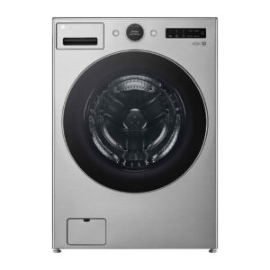LG - 5.2 cu. Ft  Front Load Washer in Grey - WM5500HVA