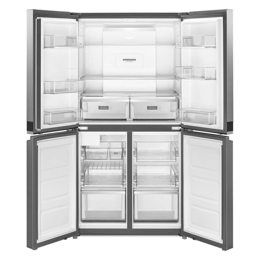 Whirlpool - 35.8 Inch 19.4 cu. ft 4 Door Refrigerator in Stainless - WRQA59CNKZ - Image 2