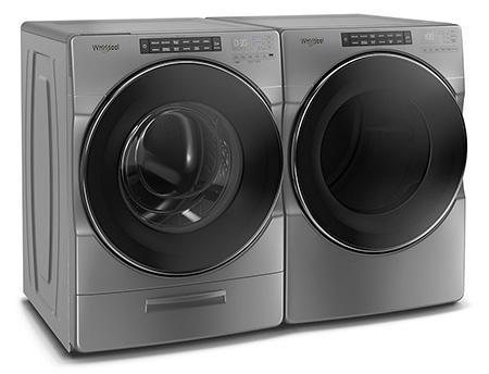 Whirlpool - 7.4 cu. Ft Electric Dryer in Chrome Shadow - YWED6620HC - Image 3